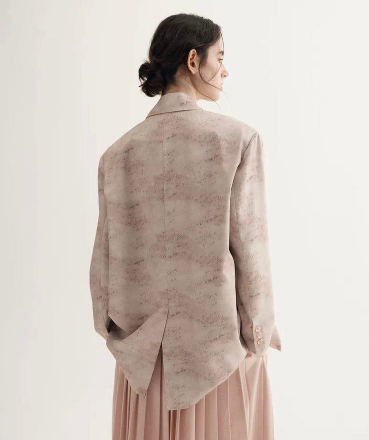 Sierra Sienna Blush Hand-Dyed Blazer