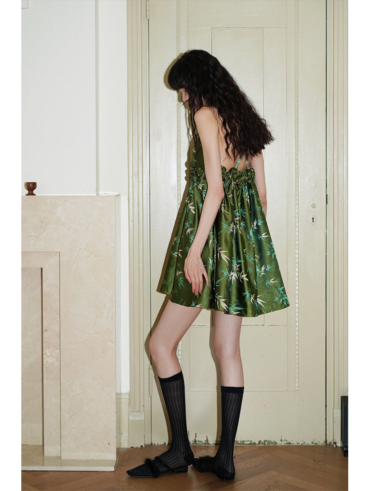 "Verdant Vogue" Dress