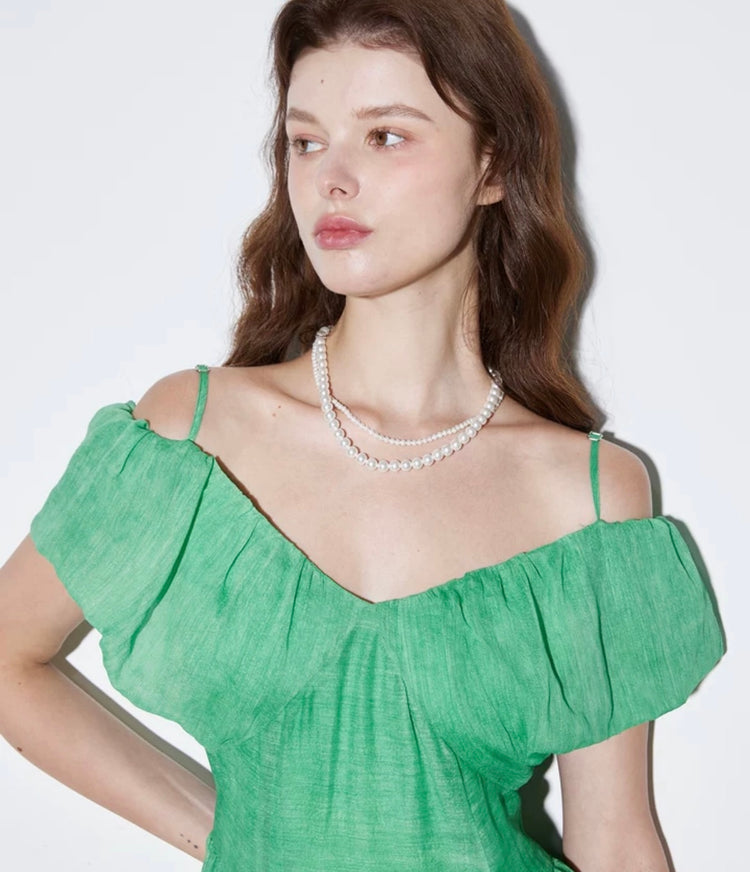 Mia The Emerald Whimsy Dress