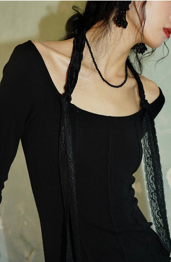 "Nocturnal Poise" Gown