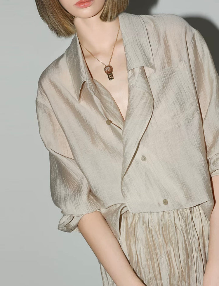Katelyn Lucia Textured Shirt