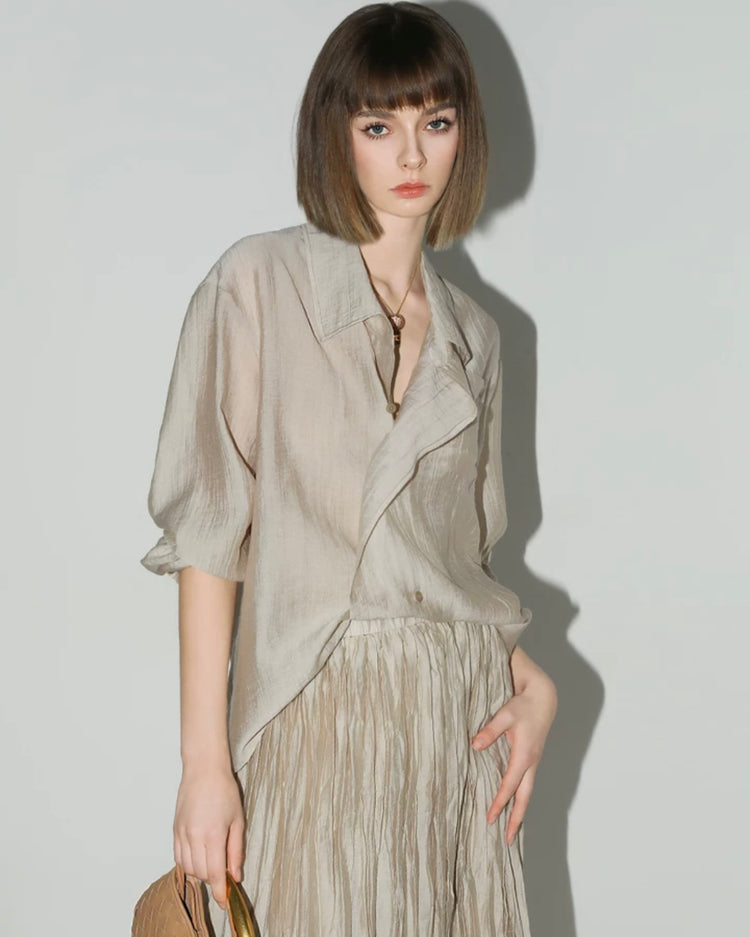 Katelyn Lucia Textured Shirt