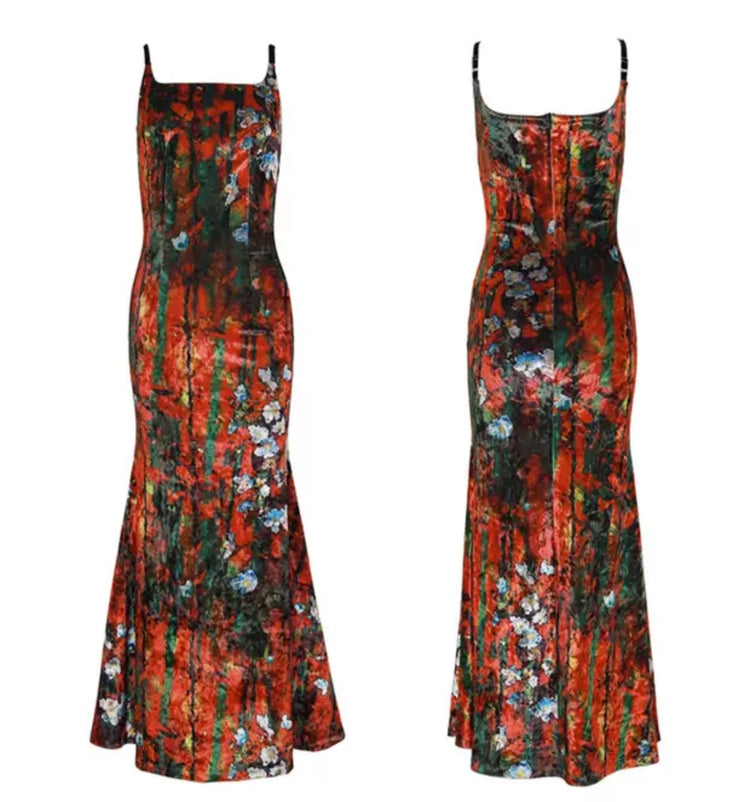 "Vivid Canvas" Dress