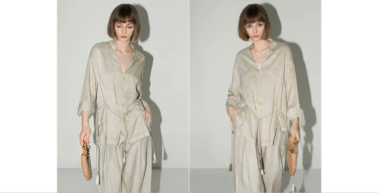 Lilibeth Sienna Drawstring Linen Top