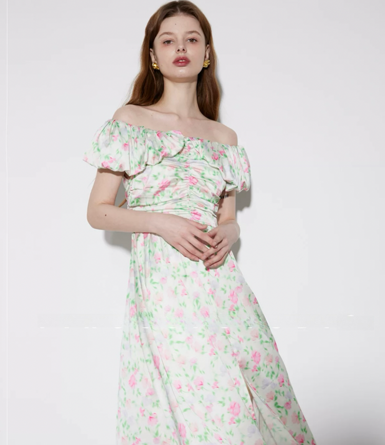 "Blossom Ruffle" Dress