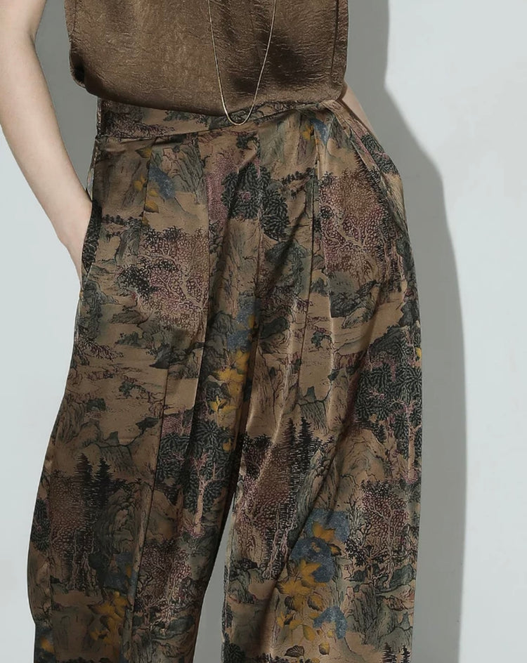 Remington Noa Vintage Print Trousers
