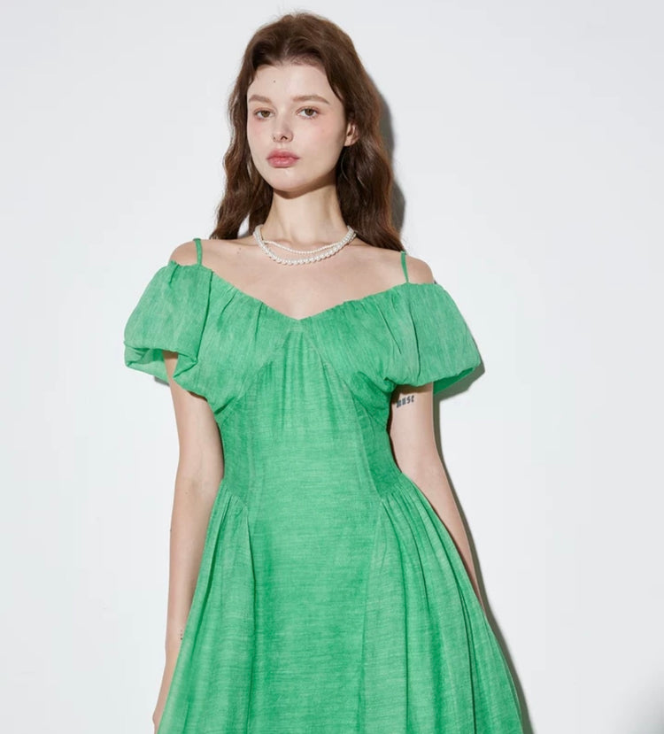 Mia The Emerald Whimsy Dress