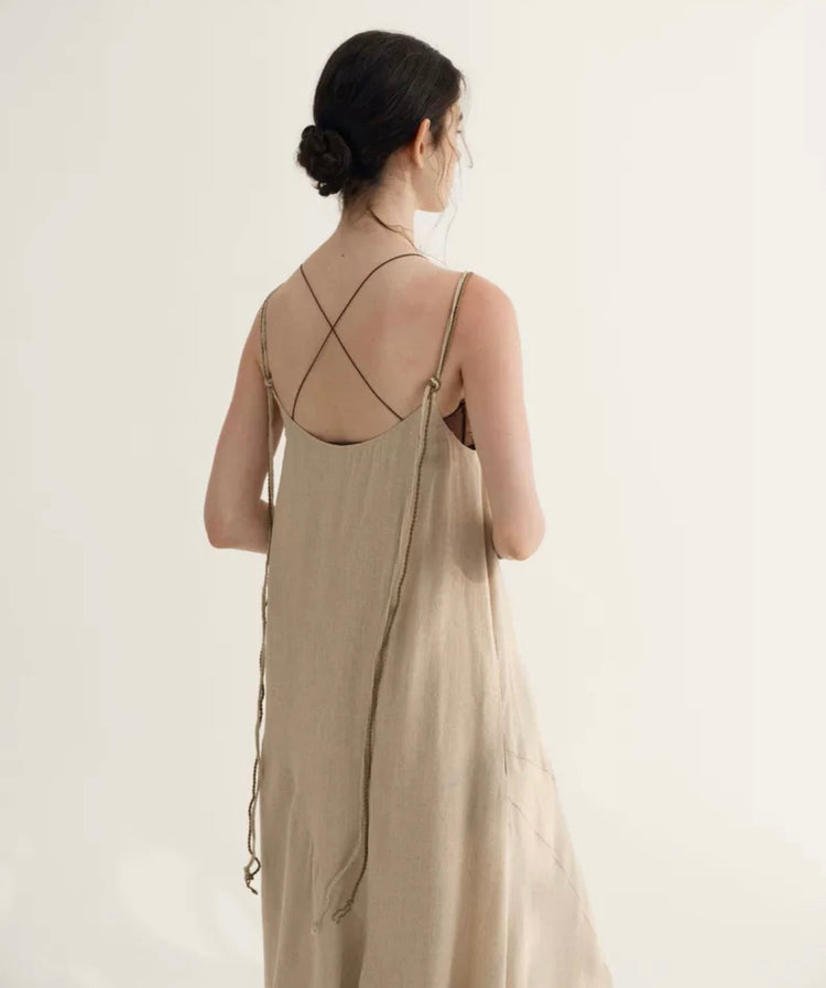 Tilly Alina Linen Maxi Dress