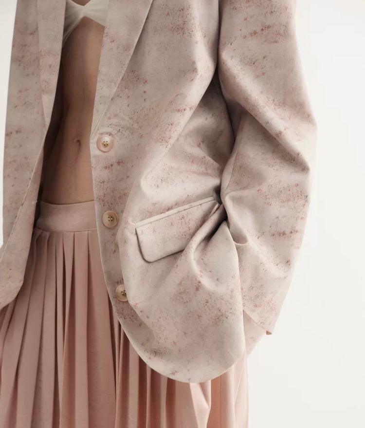 Sierra Sienna Blush Hand-Dyed Blazer