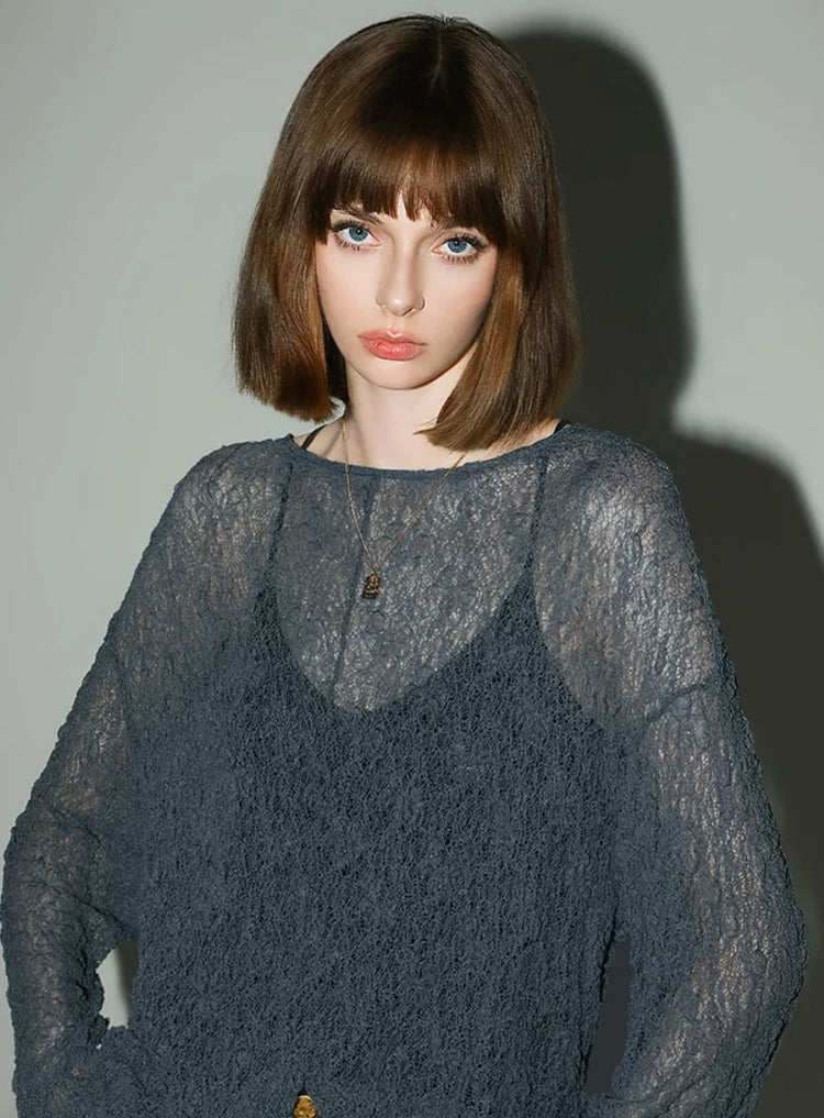 Nevada Elysian Sheer Knit Top