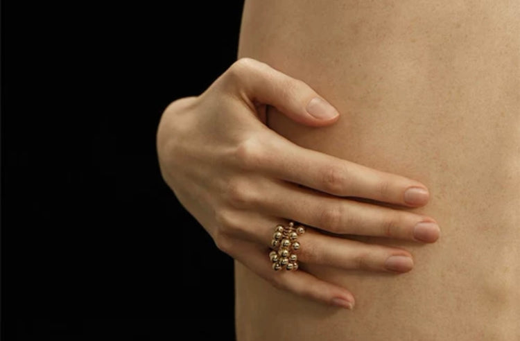 Justine Aurora Baroque Cluster Ring