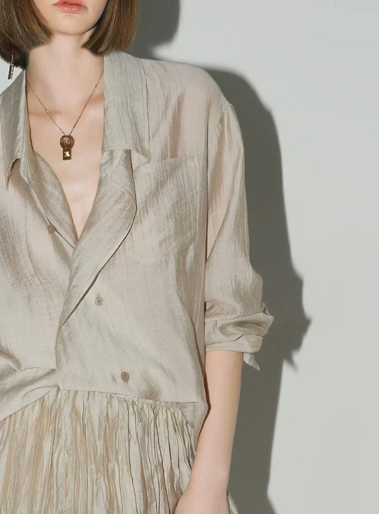 Katelyn Lucia Textured Shirt