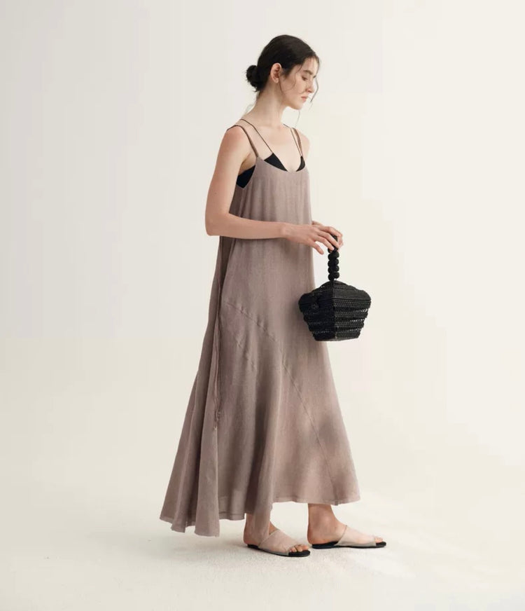 Tilly Alina Linen Maxi Dress