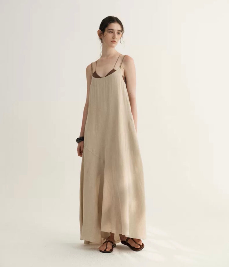 Tilly Alina Linen Maxi Dress