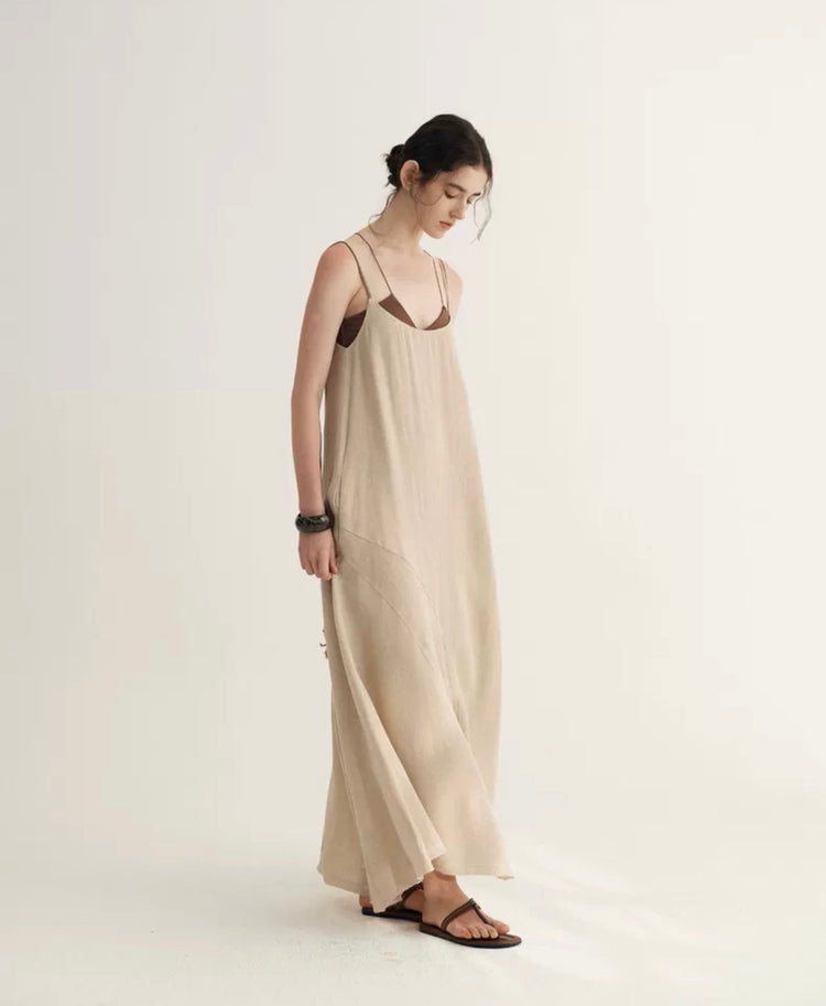 Tilly Alina Linen Maxi Dress