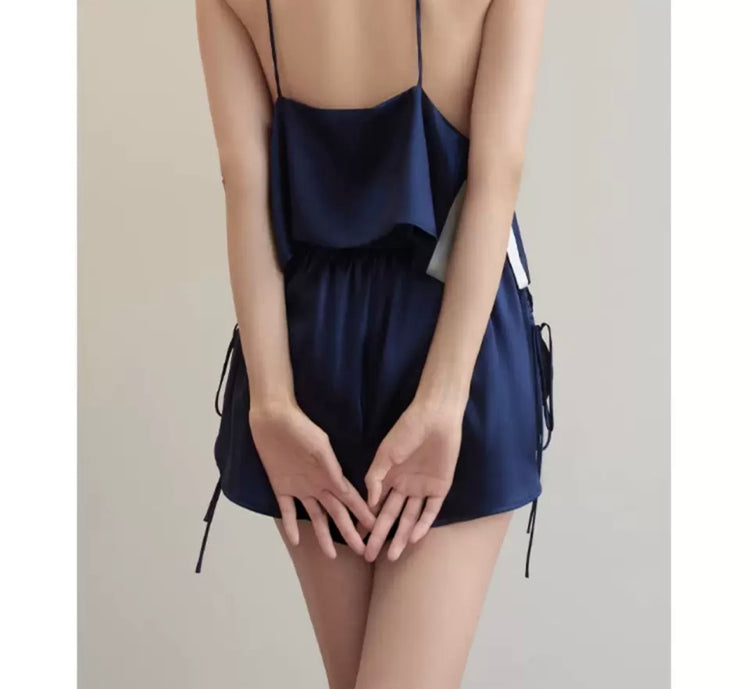 Amelia Lyra Pistachio Backless Lounge Set