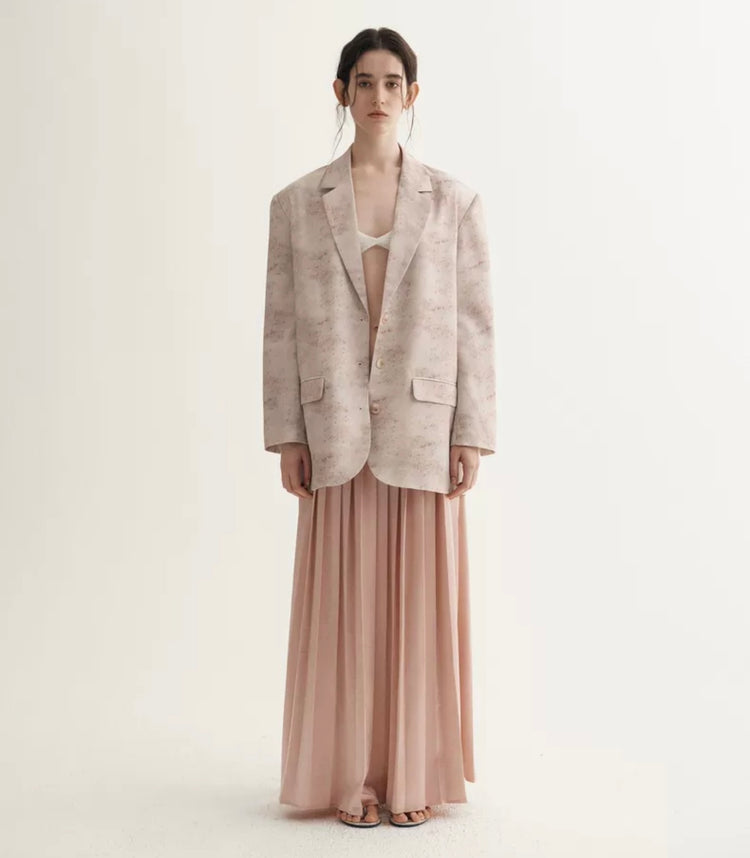 Sierra Sienna Blush Hand-Dyed Blazer