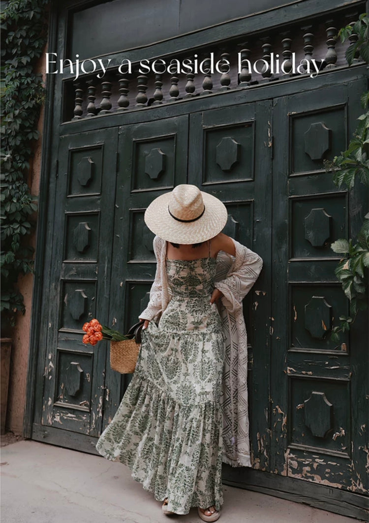 "Verdant Vines" Maxi Dress