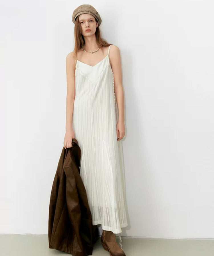 Phoebe Ethereal Lace-Trimmed Maxi Dress