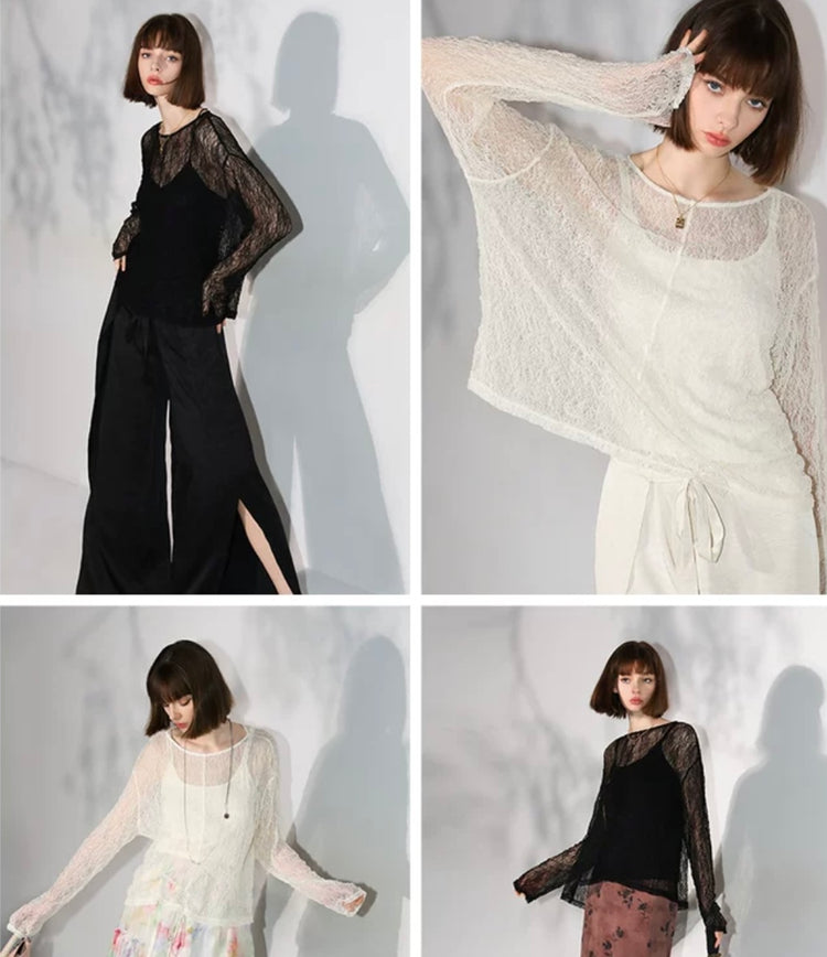 Nevada Elysian Sheer Knit Top