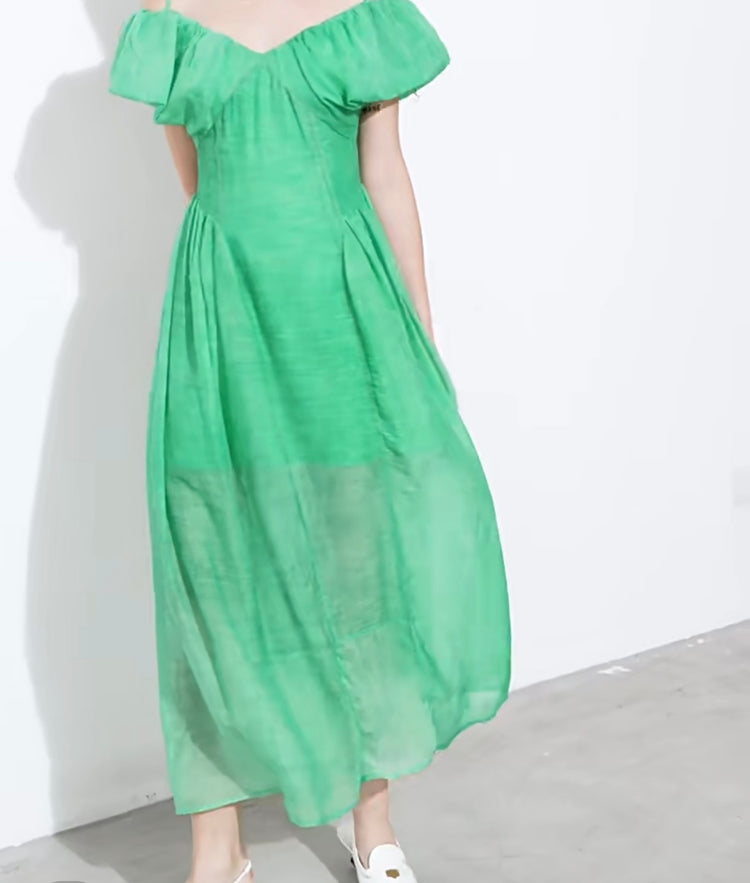 Mia The Emerald Whimsy Dress