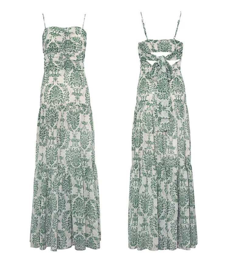 "Verdant Vines" Maxi Dress