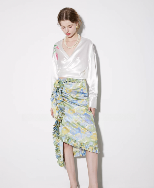 "Watercolor Whimsy" Skirt