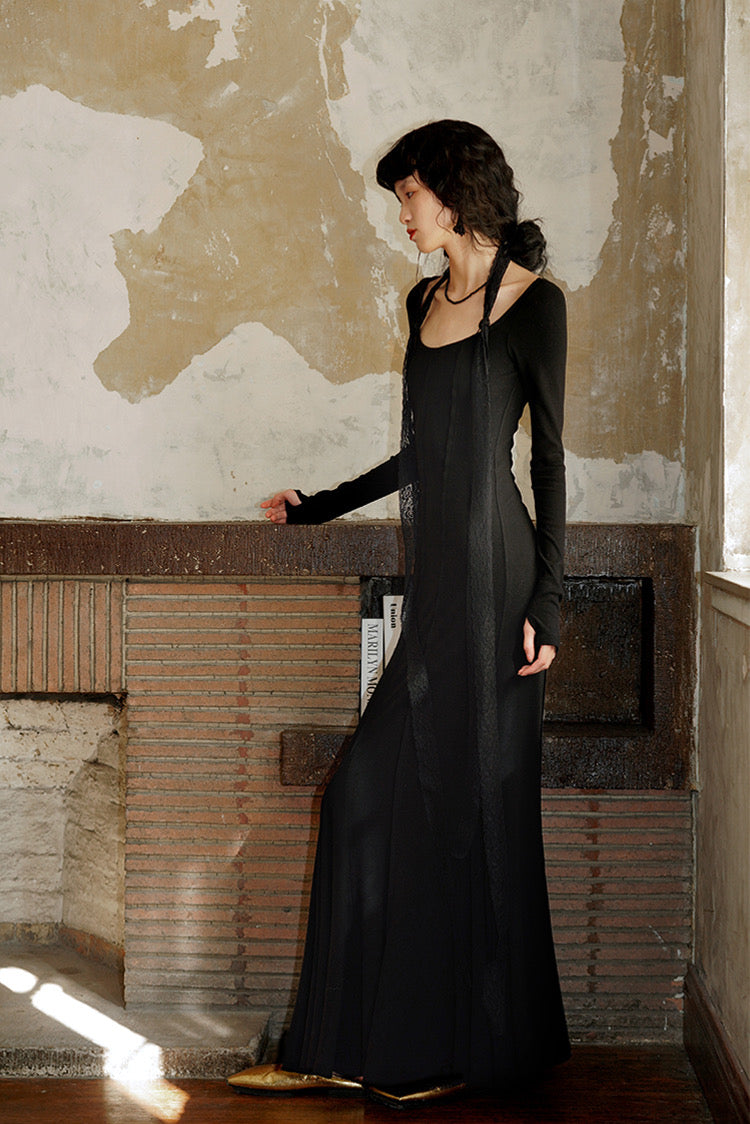 "Nocturnal Poise" Gown