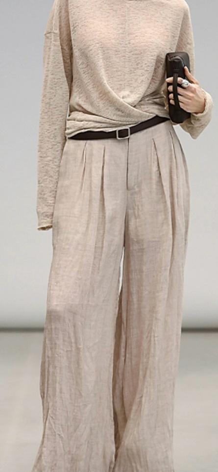 Bonnie Ayla Linen Wide-Leg Pants