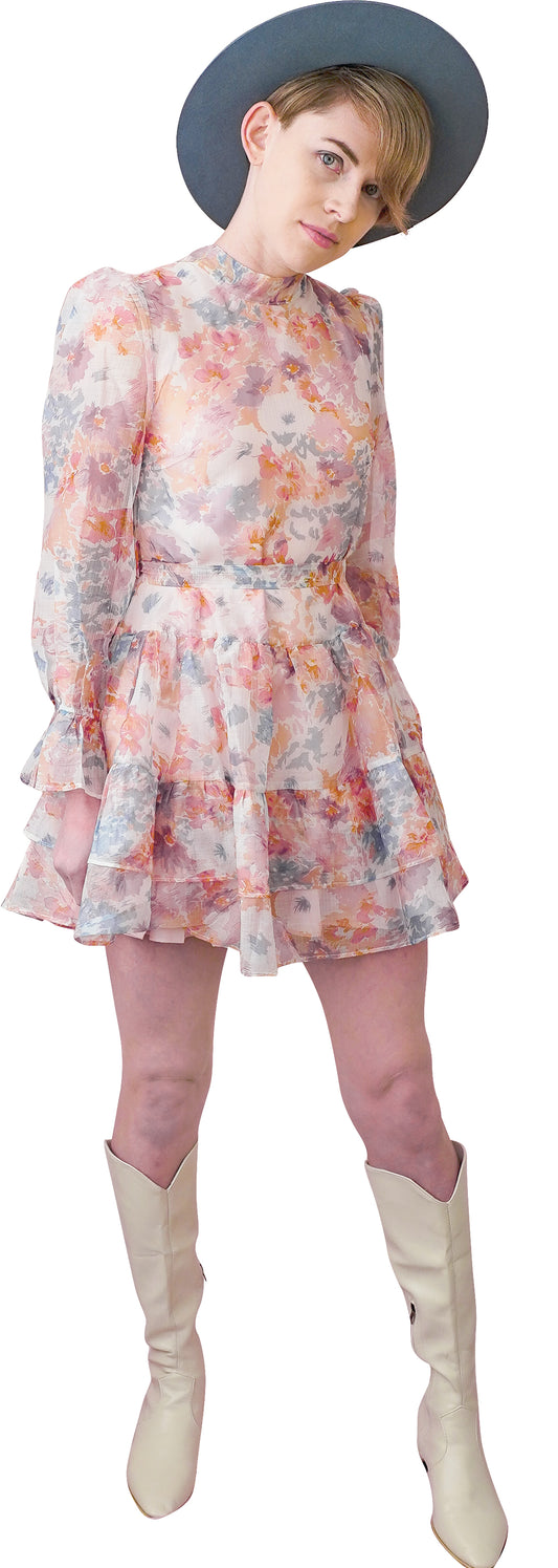 "Blossom Aura" Dress