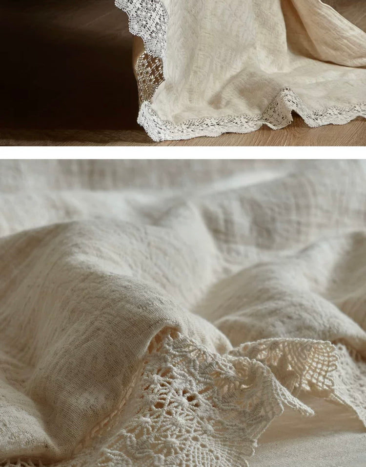 Olivia Linen-Cotton 4-Piece Summer Bedding Set