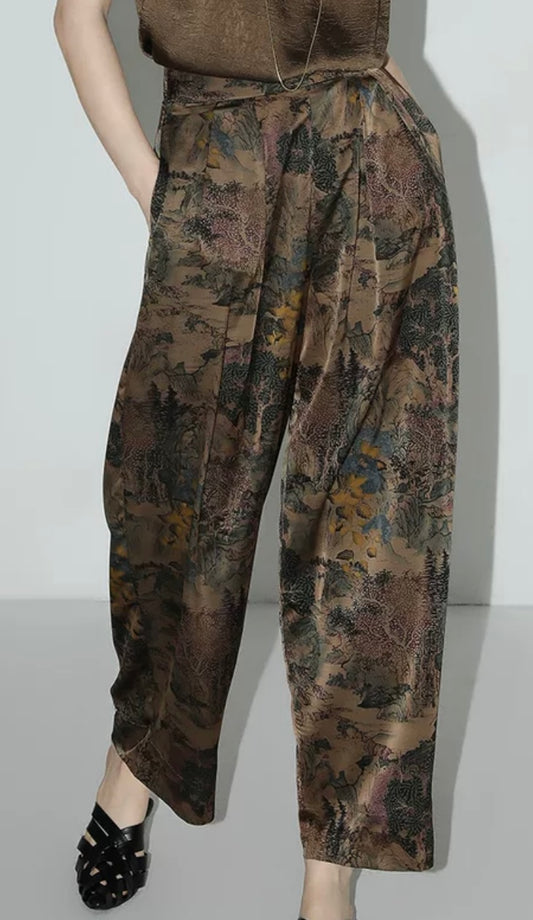 Remington Noa Vintage Print Trousers