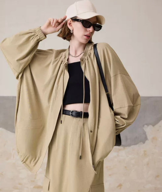 Polly Harper Utility Jacket & Skirt Set