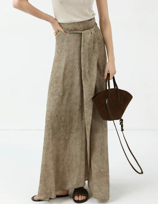 Oaklee Solene Wrap Maxi Skirt