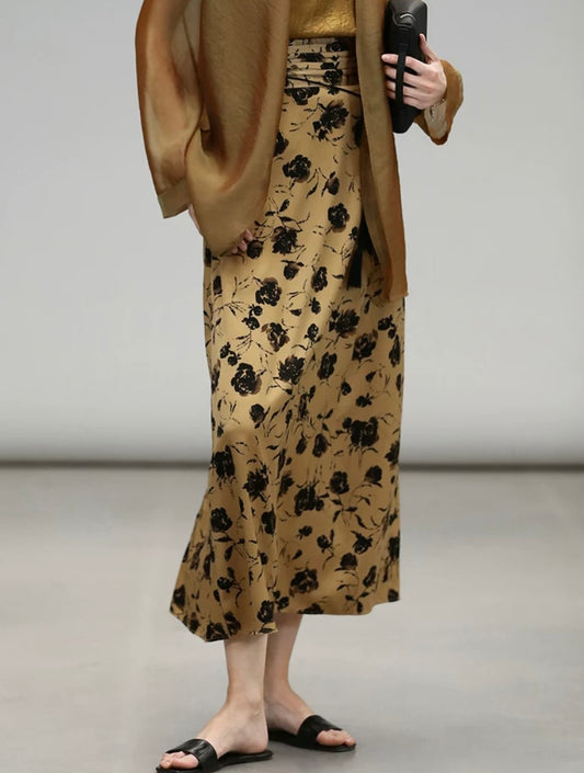 Myra Isla Floral Wrap Skirt