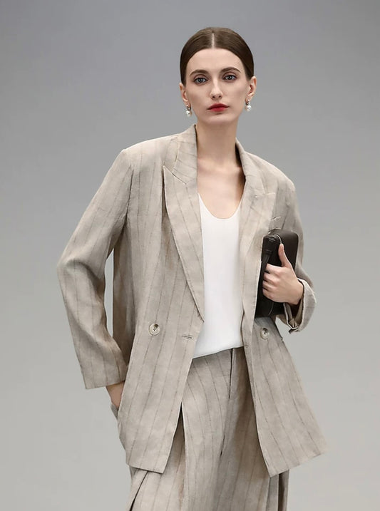 Belle Milan Tailored Pleated Pants