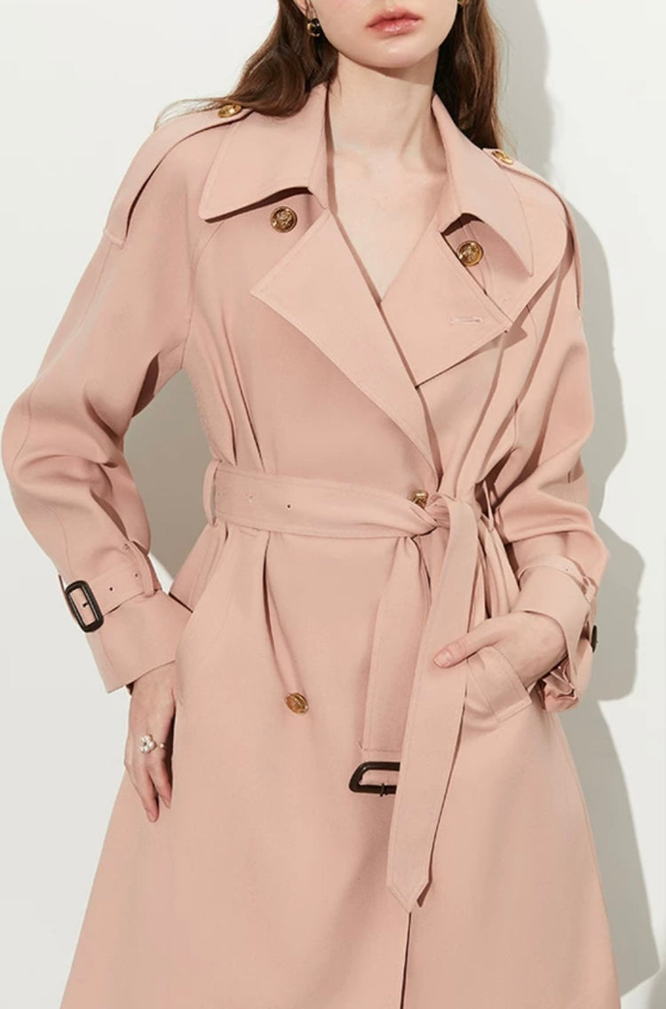 "Nora Blush" Trench