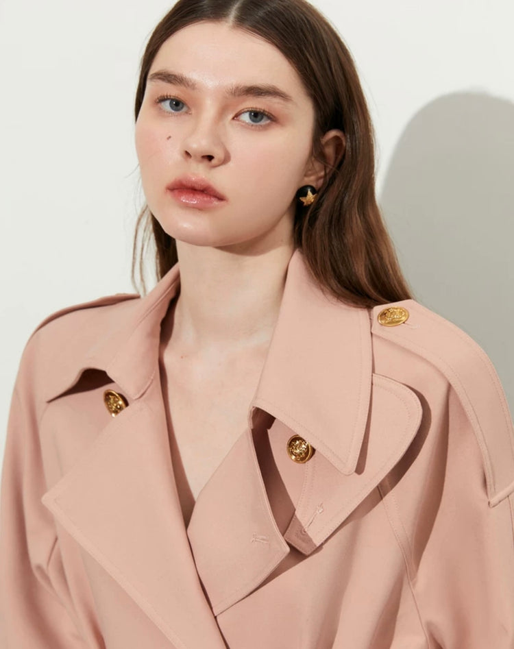 "Nora Blush" Trench