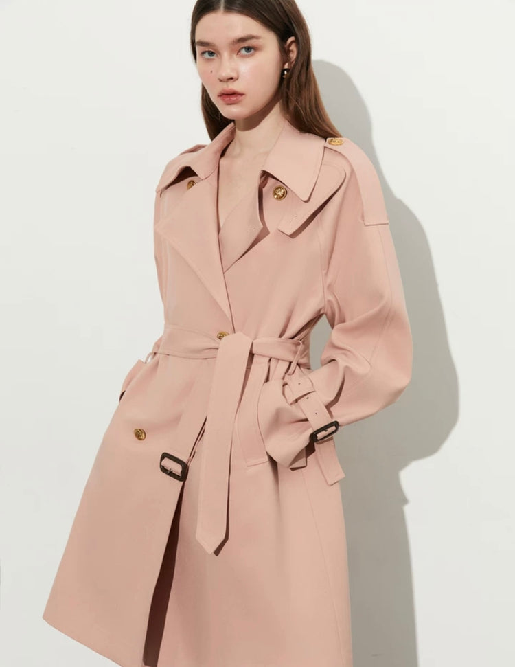 "Nora Blush" Trench