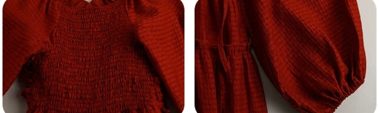 "Crimson Dunes" Dress