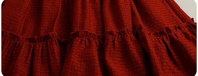 "Crimson Dunes" Dress