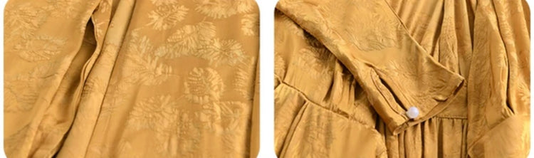 "Golden Fern" Dress