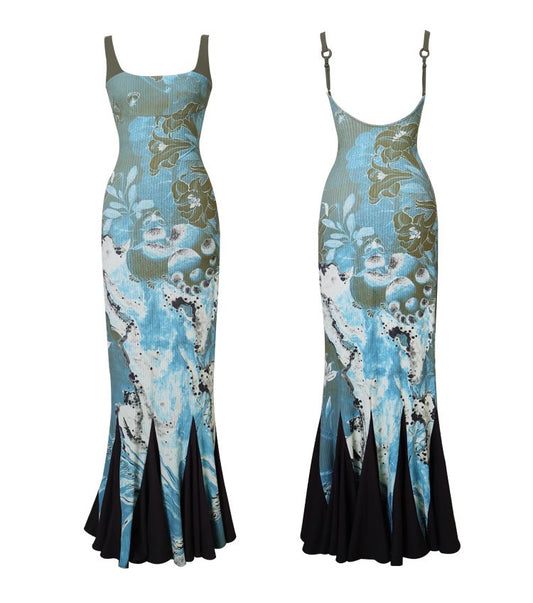 "Aquatic Elegance" Gown