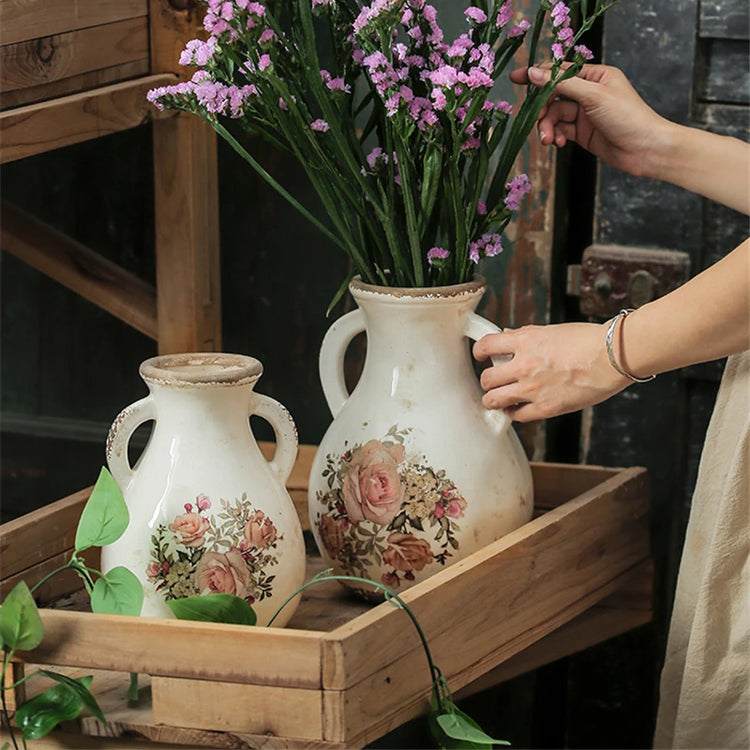 "Amelia" Floral Vase