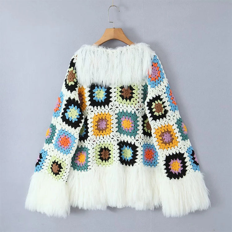 "Granny Square" Cardigan