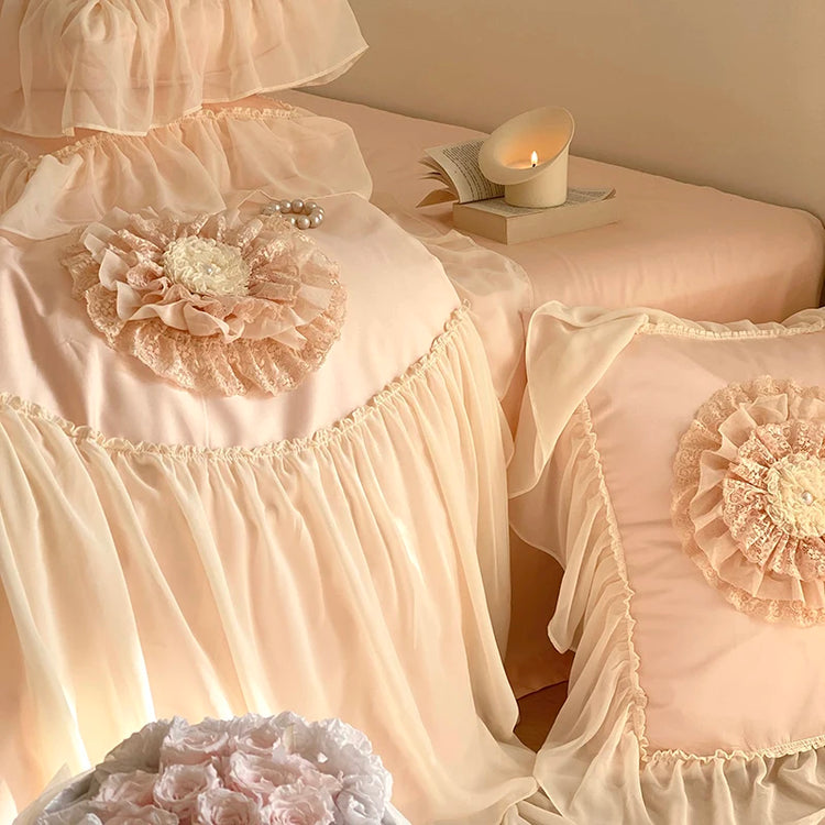 Kylie Lace-Edged Bedding Collection