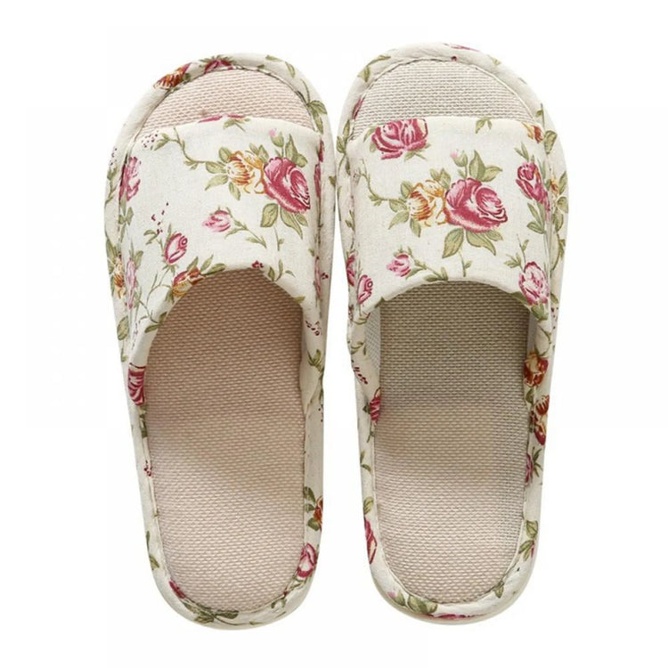 "Lily" Floral Slides