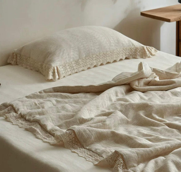 Olivia Linen-Cotton 4-Piece Summer Bedding Set